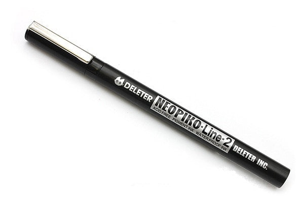 DELETER Neopiko Line 2 Multi-liner Pen - 0.1 mm - Black Ink