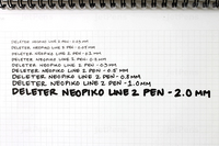 DELETER Neopiko Line 2 Multi-liner Pen - 0.8 mm - Black Ink