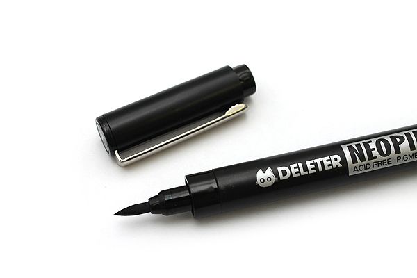 DELETER Neopiko Line 2 Multi-liner Pen - Brush - Black Ink
