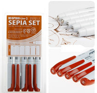 DELETER Neopiko-Line 3 - 0.5mm Multi-Liner Pen (Sepia)