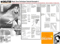 DELETER Jr. Screentone - 182 x 253mm - JR-162 (Plaid Forward Slash Pattern)