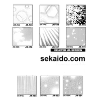 DELETER Jr. Screentone - 182 x 253mm - JR-165 (Puzzle Pattern)