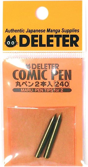 DELETER Comic Pen Nib - Maru Pen Nib - Pack of 2 (240)