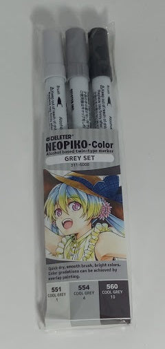 DELETER NEOPIKO-Color Grey Set