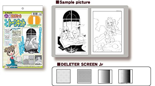 DELETER Manga Toolset: Beginners Tone Kit I (with sample pictures)