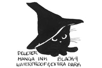 DELETER Black 4 Manga Ink - Dark & Waterproof - 30ml Bottle