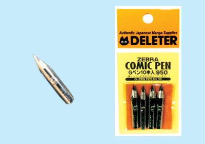 Zebra Comic G Pen Nib- Box of 10-Japan Tape