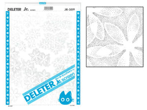 DELETER Jr. Screentone - 182 x 253mm - JR-509 (Flower Pattern)