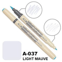 DELETER Neopiko 3 Light Mauve (A-037) Dual-tipped Water-based Fabric Marker