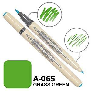 DELETER Neopiko 3 Grass Green (A-065) Dual-tipped Water-based Fabric Marker