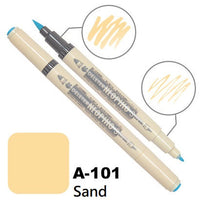 DELETER Neopiko 3 Sand (A-101) Dual-tipped Water-based Fabric Marker