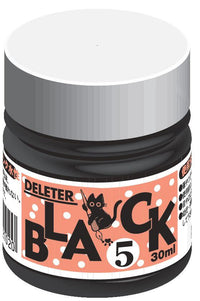 DELETER Black 5 Manga Ink - Glossy - 30ml Bottle