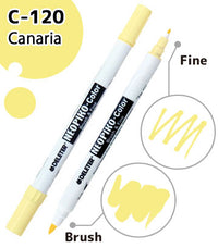 DELETER NEOPIKO-Color Canaria (C-120) Alcohol-based Dual Tipped Marker