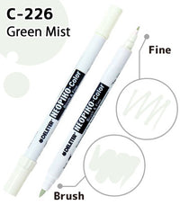 DELETER NEOPIKO-Color Green Mist (C-226) Alcohol-based Dual Tipped Marker