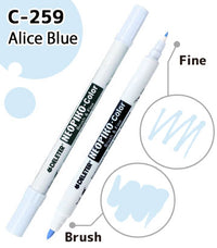 DELETER NEOPIKO-Color Alice Blue (C-259) Alcohol-based Dual Tipped Marker