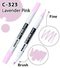 DELETER NEOPIKO-Color Lavender Pink (C-323) Alcohol-based Dual Tipped Marker