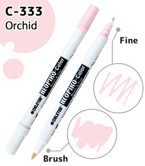 DELETER NEOPIKO-Color Orchid (C-333) Alcohol-based Dual Tipped Marker