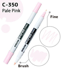 DELETER NEOPIKO-Color Pale Pink (C-350) Alcohol-based Dual Tipped Marker
