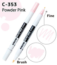 DELETER NEOPIKO-Color Powder Pink (C-353) Alcohol-based Dual Tipped Marker