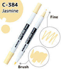 DELETER NEOPIKO-Color Jasmine (C-384) Alcohol-based Dual Tipped Marker