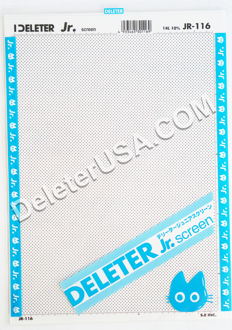 DELETER Jr. Screentone - 182 x 253mm - JR-116 (Black Dots) – DELETER-USA
