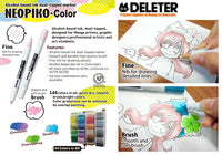 DELETER NEOPIKO-Color Strawberry (C-365) Alcohol-based Dual Tipped Marker