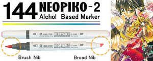 DELETER Neopiko-2 Dual-tipped Alcohol-based Marker - Tabacco Brown (548)