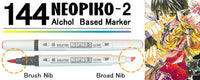 DELETER Neopiko-2 Dual-tipped Alcohol-based Marker - Vivid Red (519)