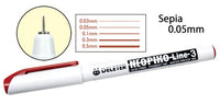 DELETER Neopiko-Line 3 - 0.05mm Multi-Liner Pen (Sepia)