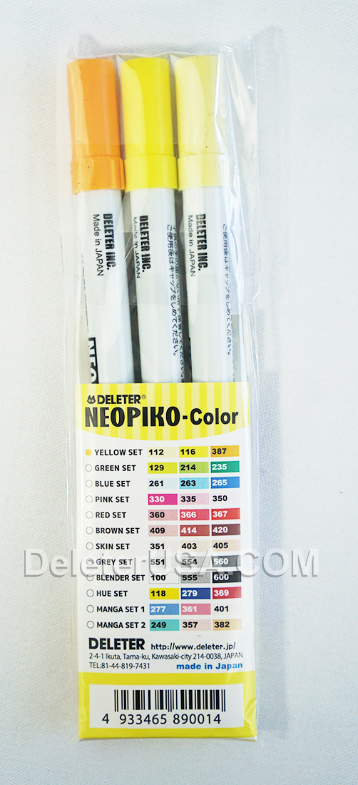 DELETER NEOPIKO-Color Yellow Set