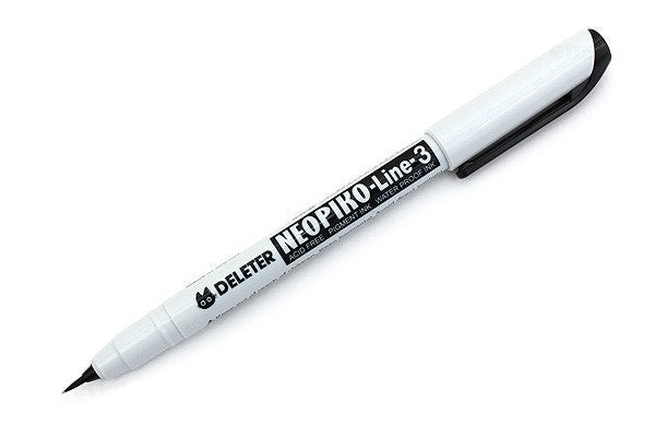 DELETER Neopiko-Line 3 - Brush - Multi-Liner Pen (Black
