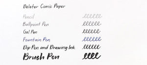 DELETER Comic Book Paper Postcard - A6 - Plain - 135 kg - 40 Sheets