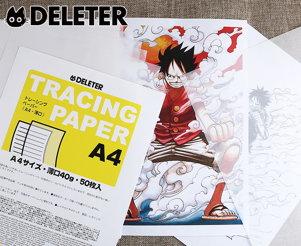 DELETER Tracing Paper - 40g - 50 sheets (A4 & B4) – DELETER-USA
