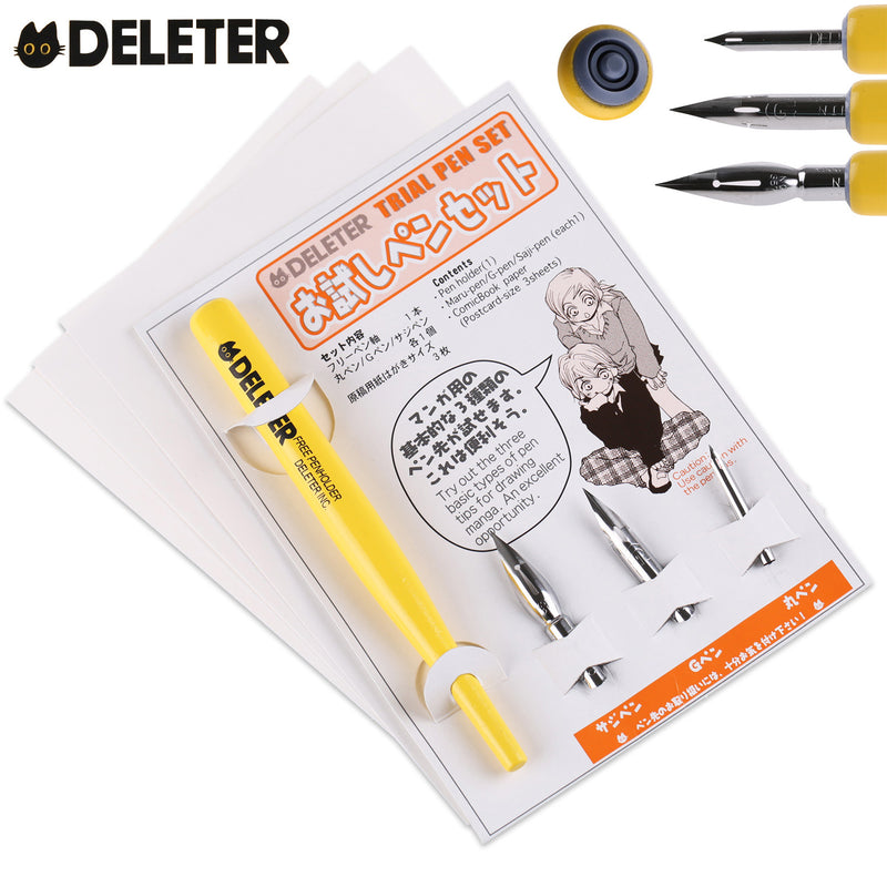 Manga Dip Pen Holder Set Comic Drawing Painting Tools Kit