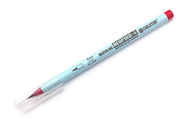 DELETER Neopiko-4 Watercolor Brush Pen W-016 - Red